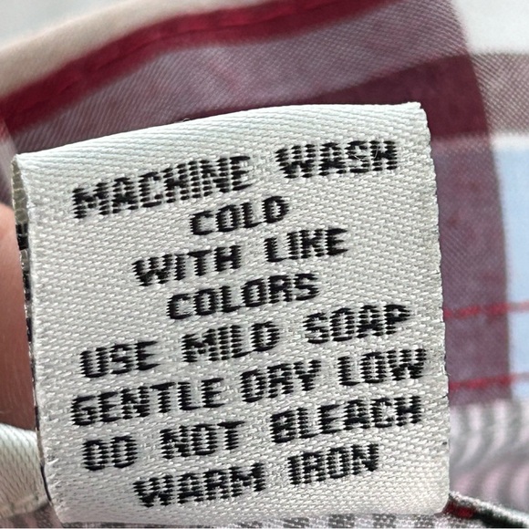 Ablanche Big & Tall 6XL Shirt Mens Button Up Retro Plaid Red Grey Short Sleeves - Picture 6 of 8